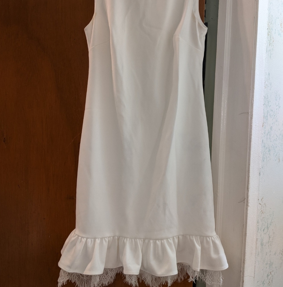 White Calvin Klein dress